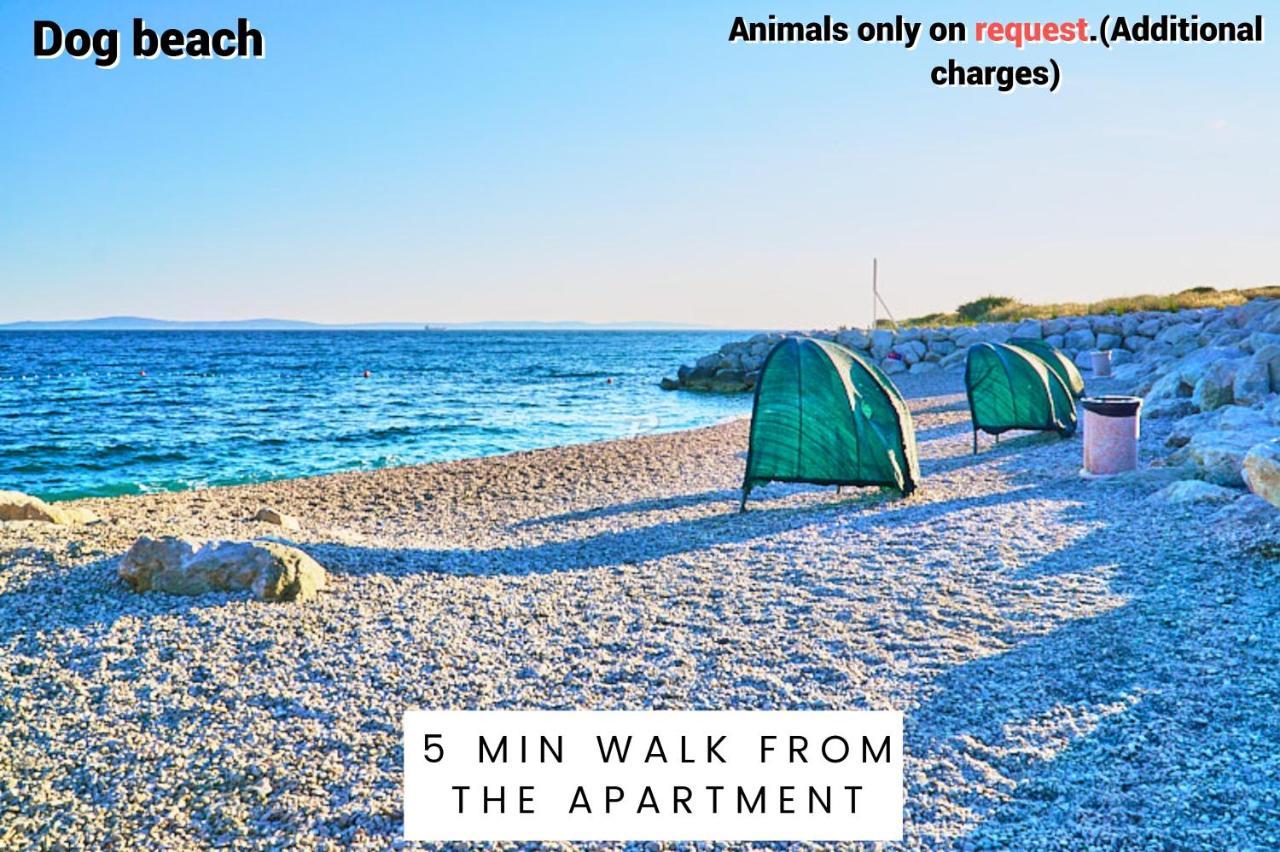 Modern Oasis Apartment Split Private Parking Esterno foto
